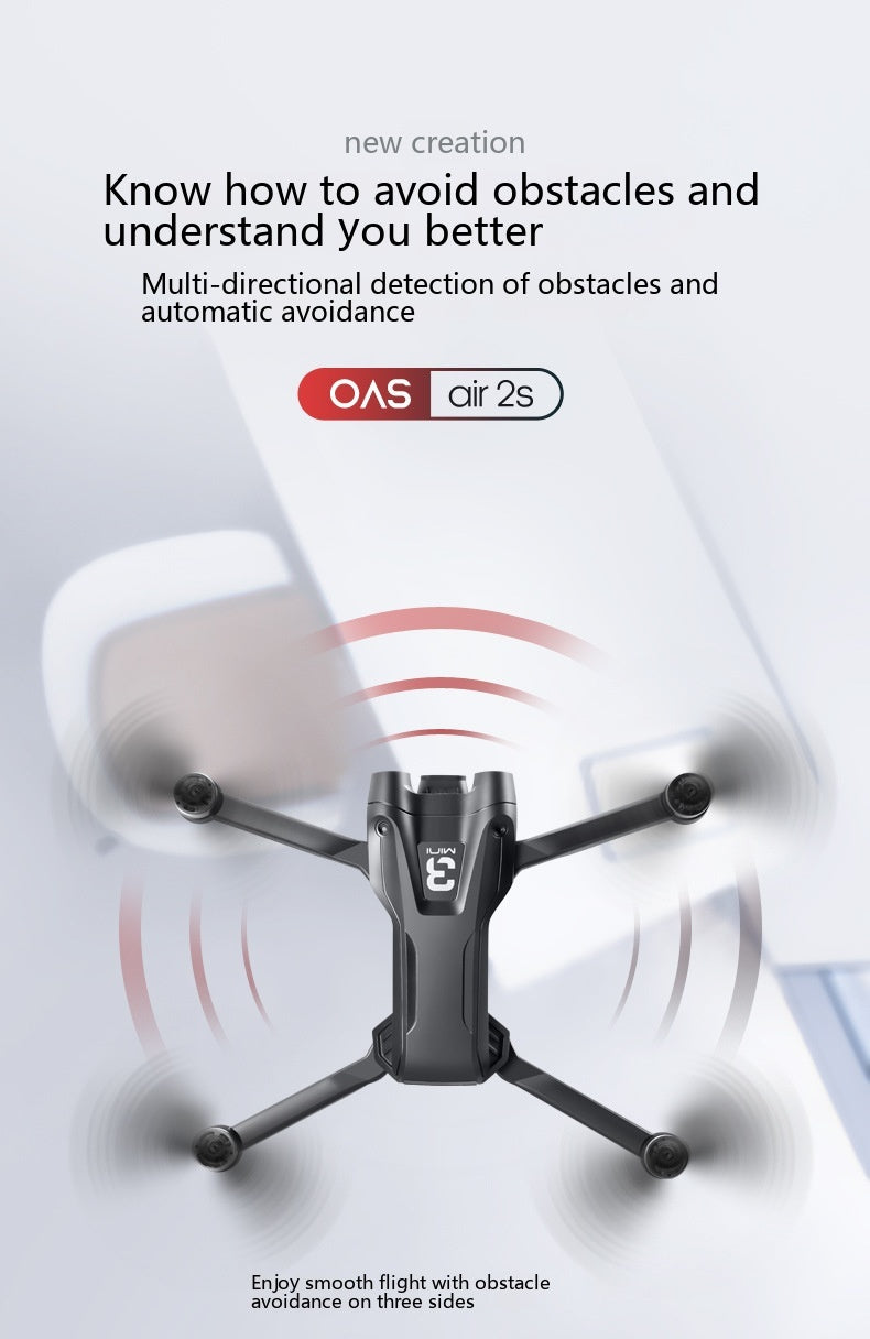 UAV med optisk flödespositionering och dubbelkamera