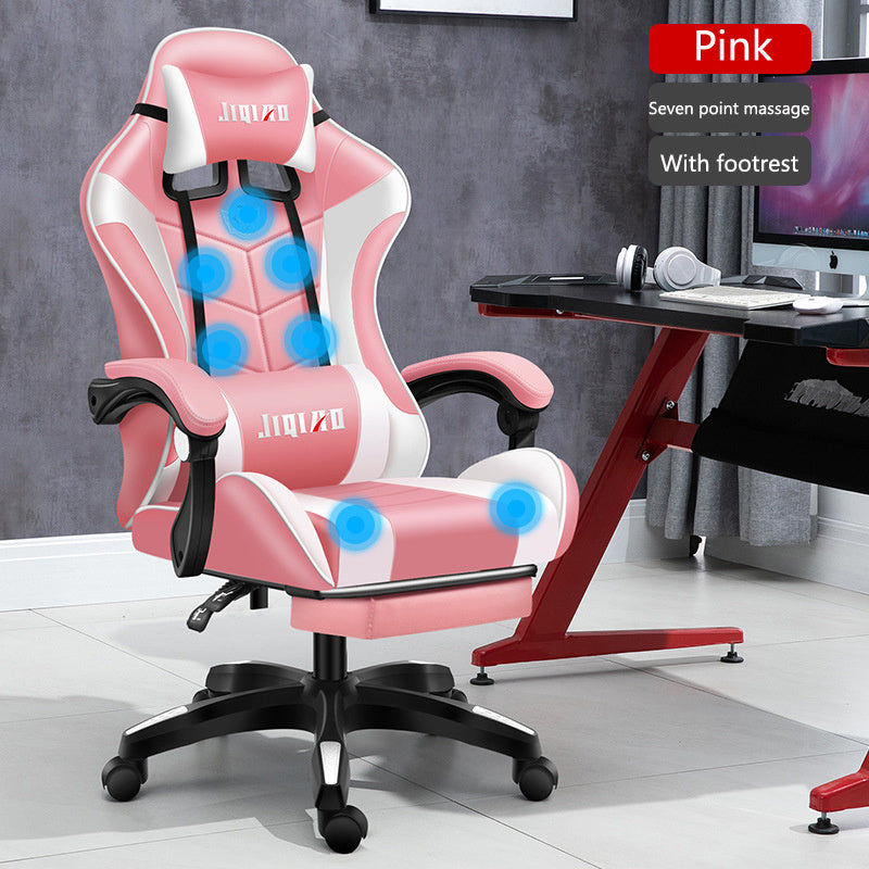 datorstol för hemmet, komfortabel och ergonomisk, perfekt för dormitorier och gaming, med svängbar funktion