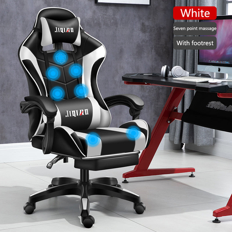 datorstol för hemmet, komfortabel och ergonomisk, perfekt för dormitorier och gaming, med svängbar funktion