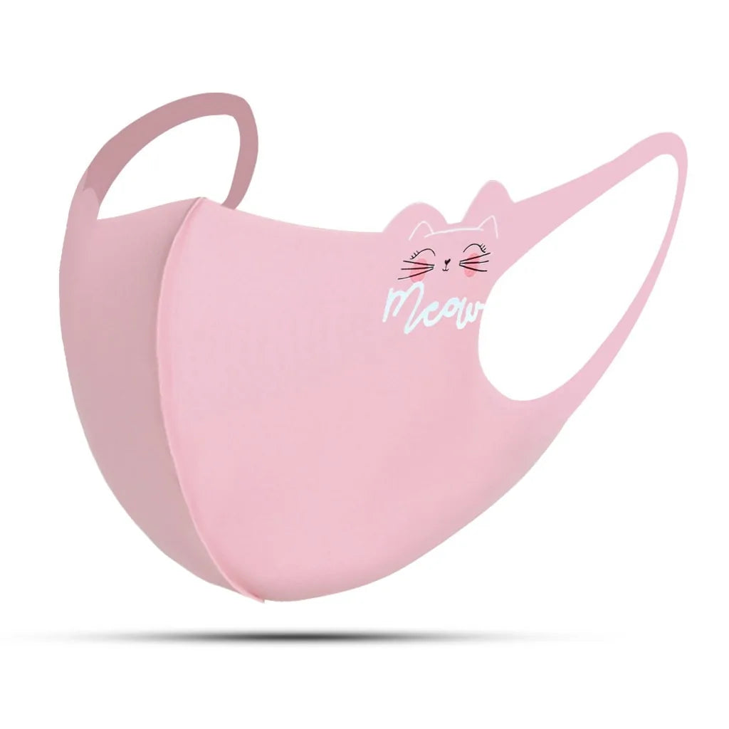 Tryckt sträckmask i polyester för barn