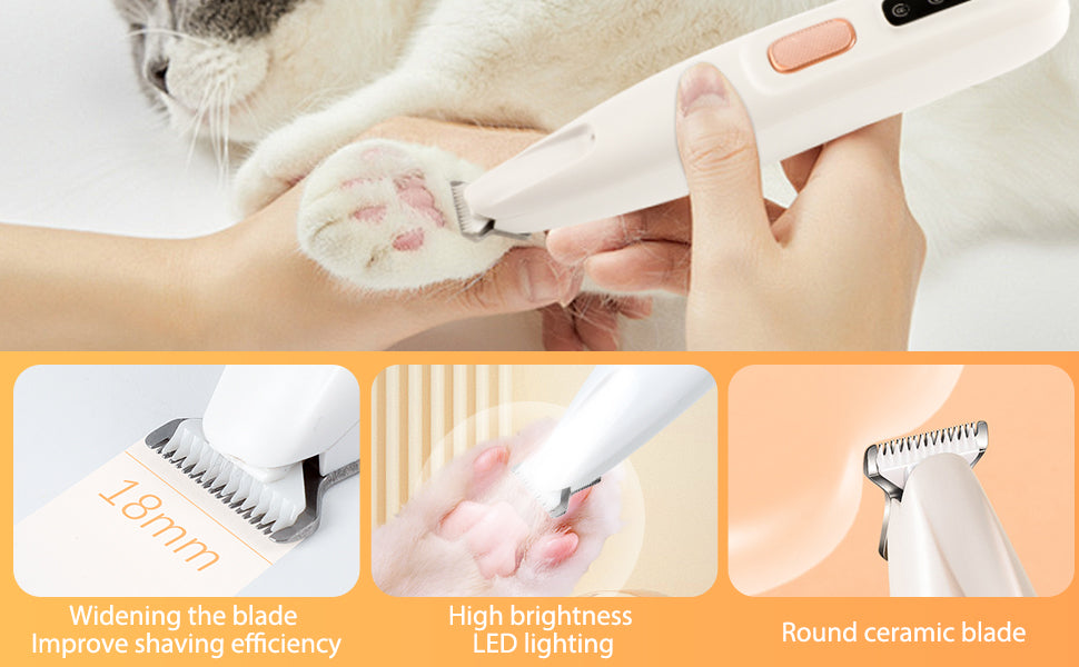 Hundklotrimmer - Elektrisk Trimmer för Hundklor