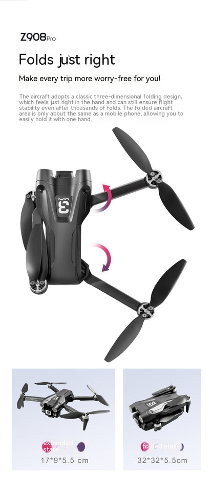 UAV med optisk flödespositionering och dubbelkamera