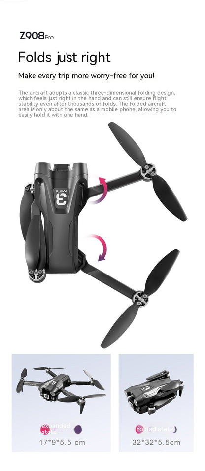 UAV med optisk flödespositionering och dubbelkamera