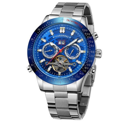 Multifunktionell Tourbillon Automatisk Mekanisk Klocka