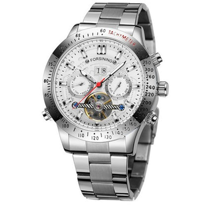 Multifunktionell Tourbillon Automatisk Mekanisk Klocka