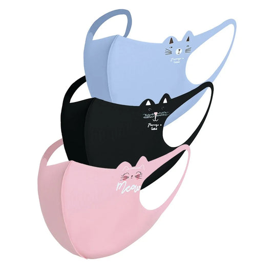 Tryckt sträckmask i polyester för barn